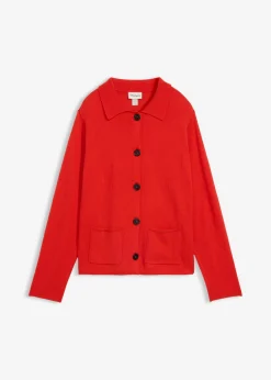 bonprix bonprix Chaqueta de punto de mezcla de viscosa fresa Hot