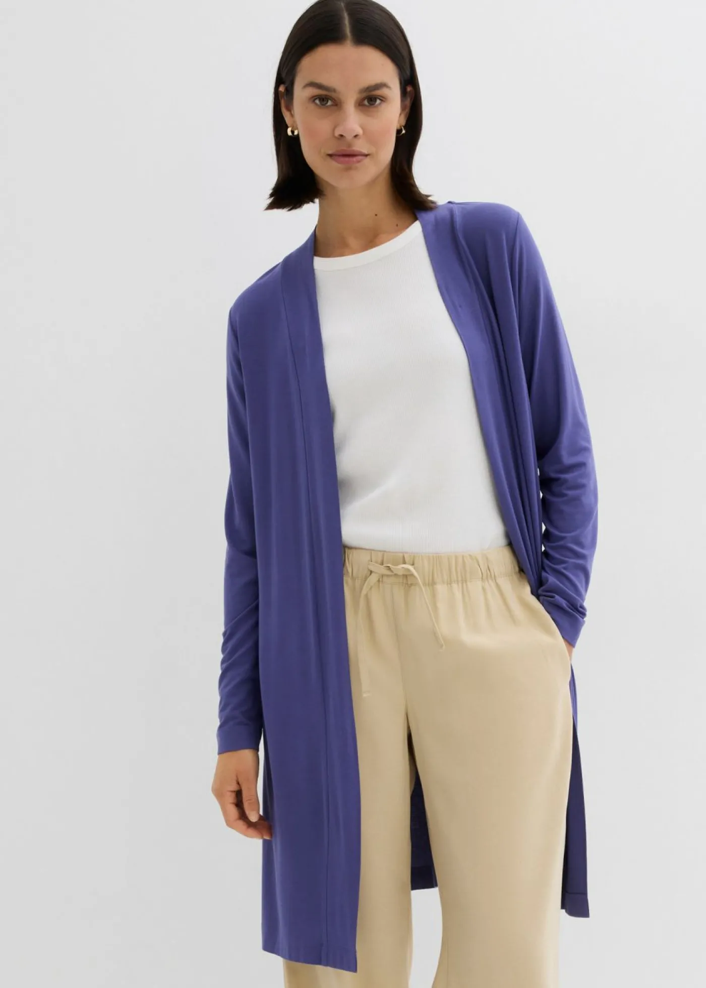 bonprix bonprix Chaqueta de punto de suave mezcla de viscosa azul pacífico oscuro Best