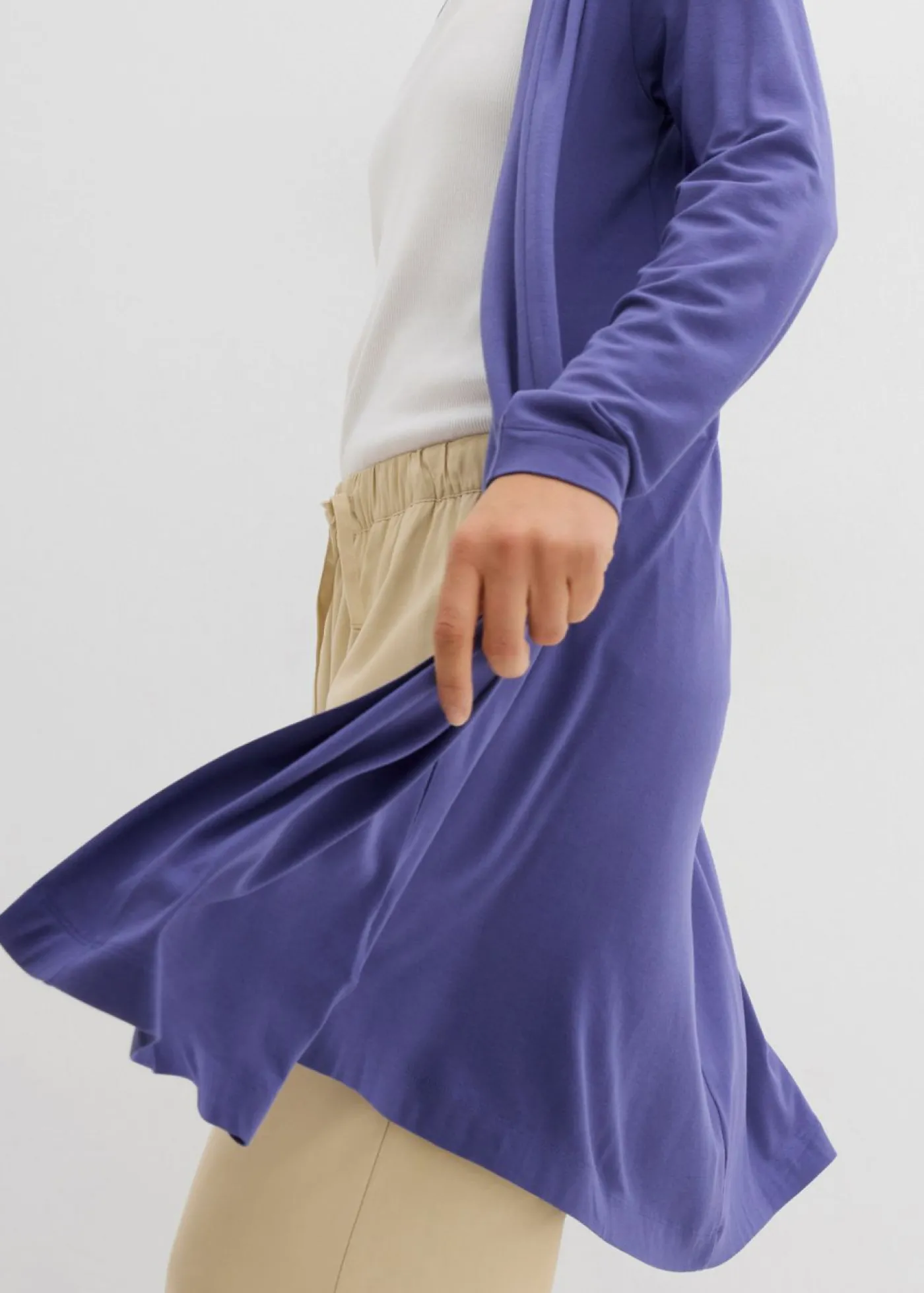 bonprix bonprix Chaqueta de punto de suave mezcla de viscosa azul pacífico oscuro Best