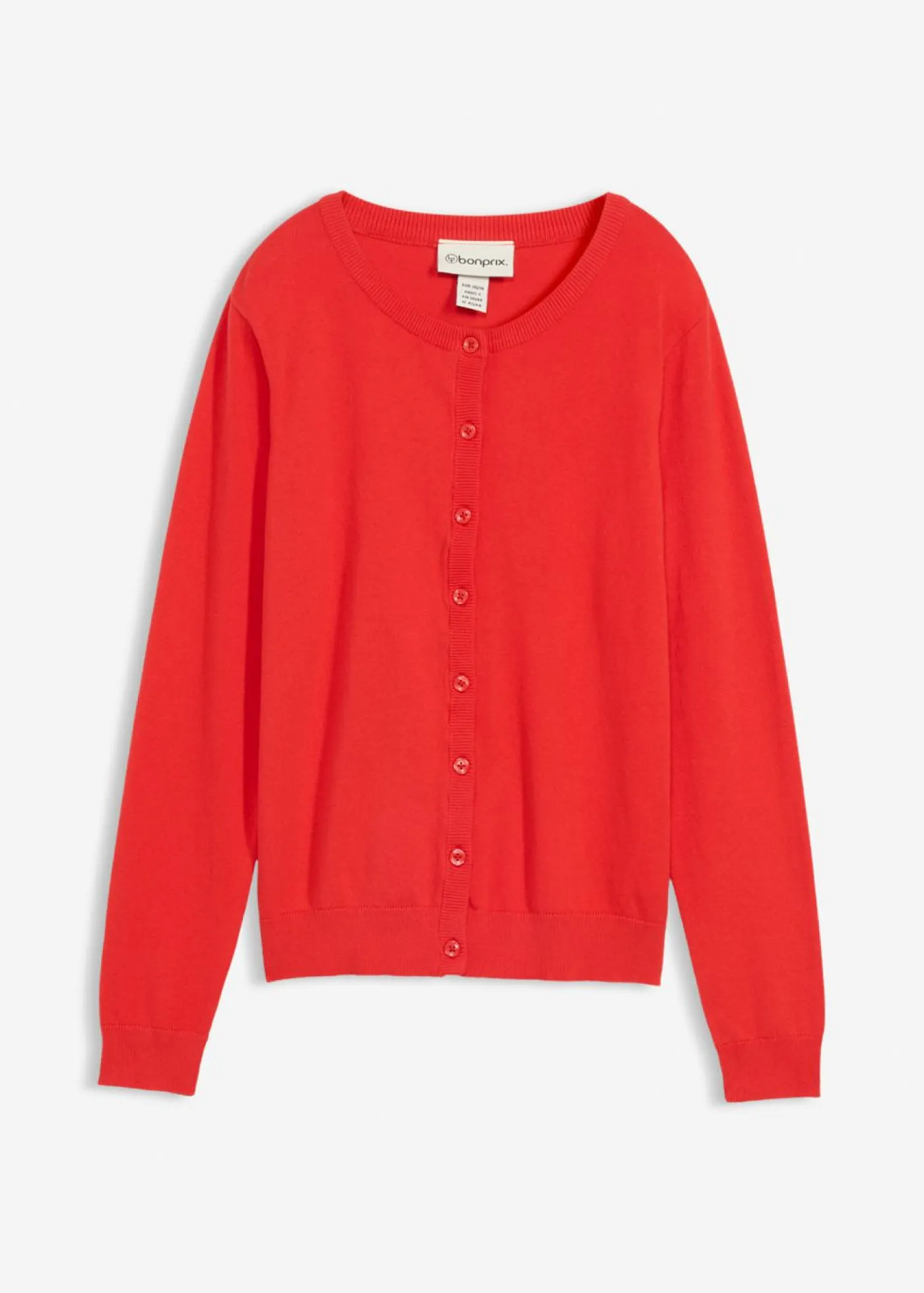bonprix bonprix Chaqueta de punto fino fresa New