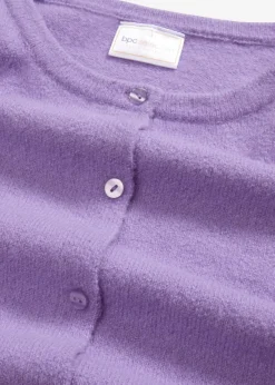 bonprix bonprix Chaqueta de punto fino Lila suave Best