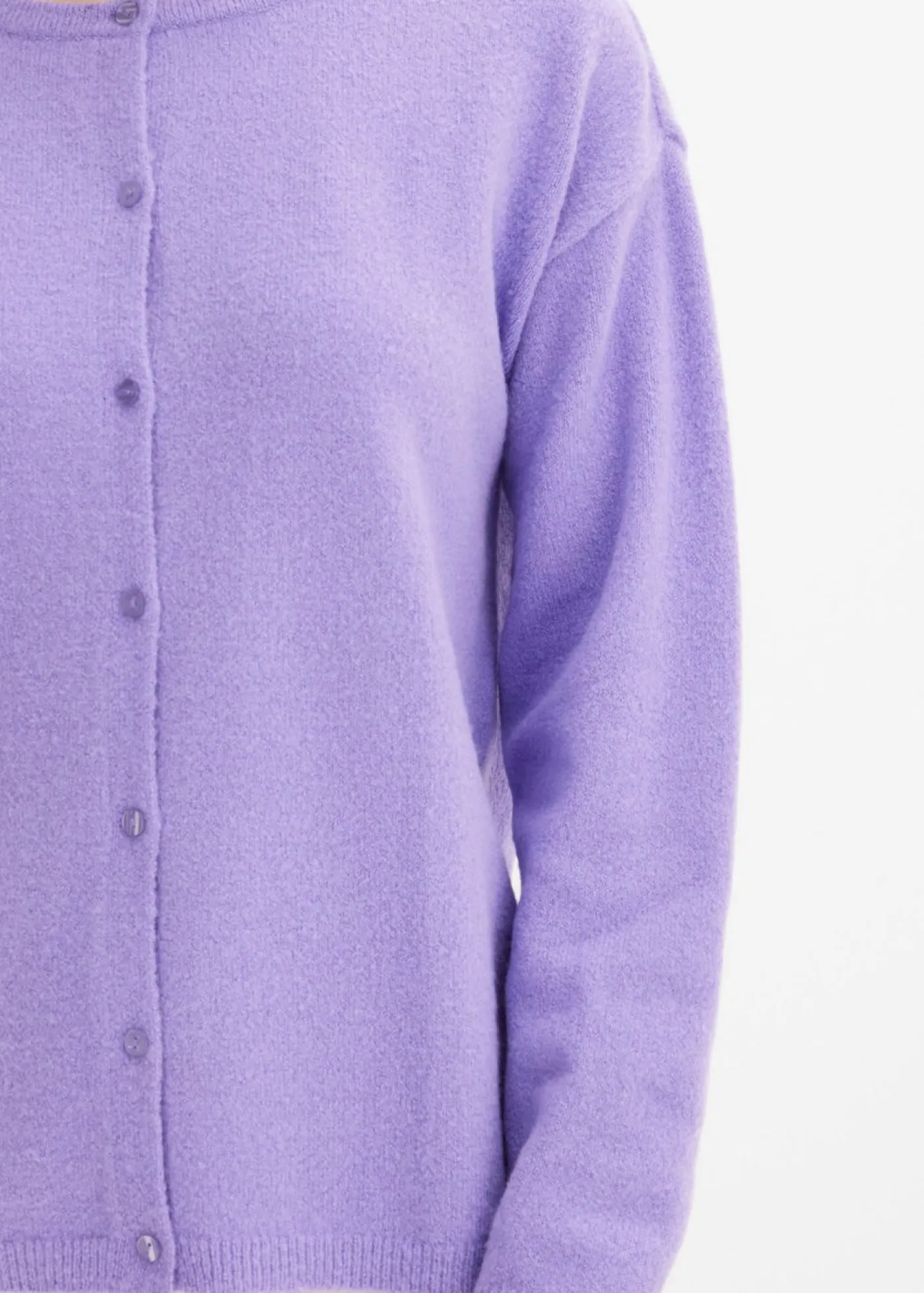 bonprix bonprix Chaqueta de punto fino Lila suave Best