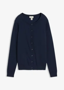 bonprix bonprix Chaqueta de punto fino Azul marino Sale