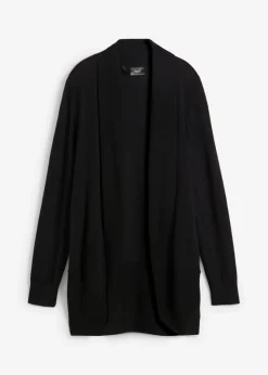 bonprix bonprix Chaqueta de punto fino Negro