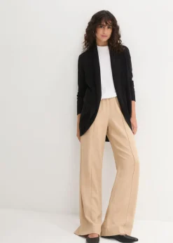 bonprix bonprix Chaqueta de punto fino Negro