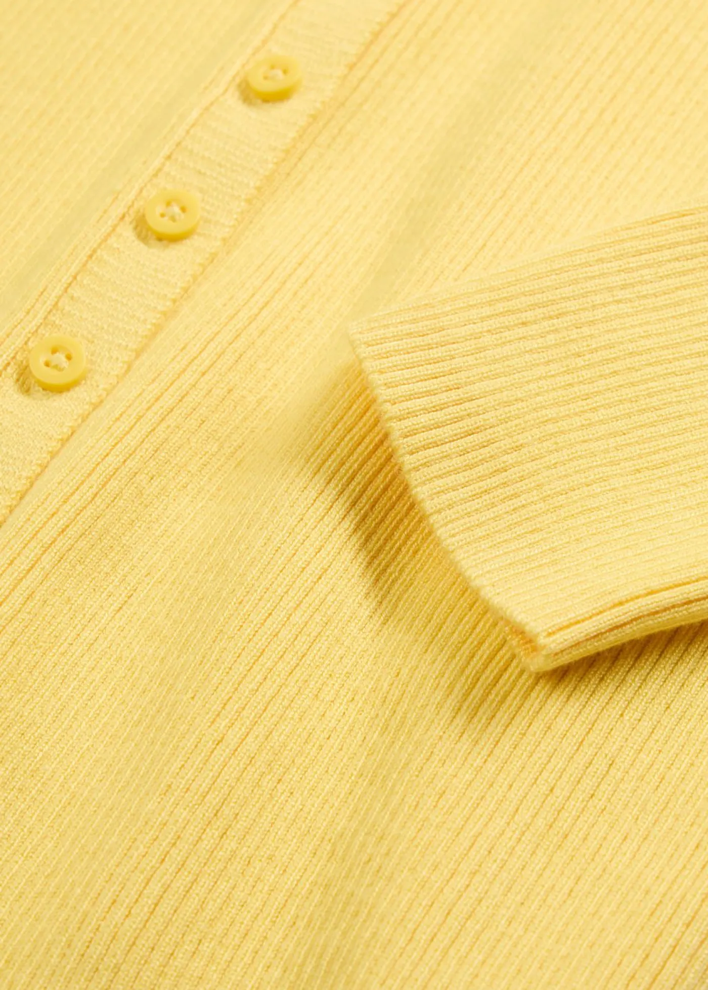 bonprix bonprix Chaqueta de punto fino de mezcla de viscosa suave Amarillo New