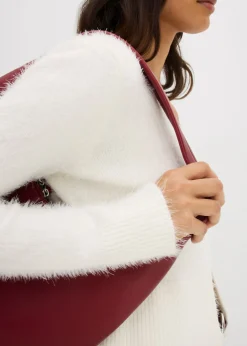 bonprix bonprix Chaqueta de punto fino de hilo suave Blanco lana Discount