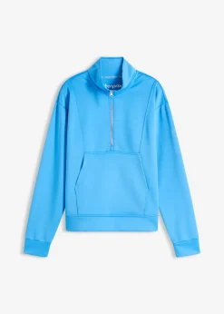 bonprix bonprix Chaqueta deportiva con cuello alto azul brillante Outlet