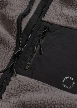 bonprix bonprix Chaqueta deportiva funcional con corte holgado Pizarra + negro Discount