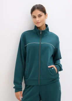 bonprix bonprix Chaqueta deportiva ultrasuave con modal Verde petróleo Best