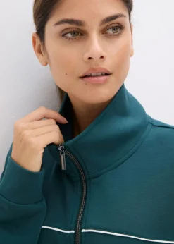 bonprix bonprix Chaqueta deportiva ultrasuave con modal Verde petróleo Best