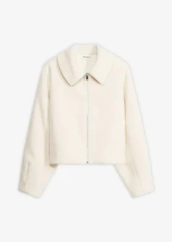 bonprix bonprix Chaqueta forrada oversize Blanco lana Sale