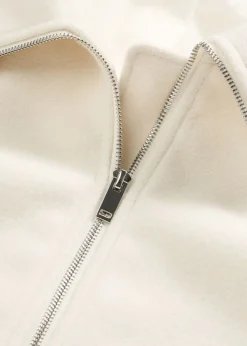 bonprix bonprix Chaqueta forrada oversize Blanco lana Sale