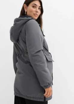 bonprix bonprix Chaqueta forrada para durante y después del embarazo gris oscuro-negro Best
