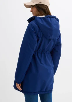 bonprix bonprix Chaqueta forrada para durante y después del embarazo azul marino profundo-gris piedra-plata Best