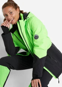 bonprix bonprix Chaqueta funcional Verde neón-negro Online