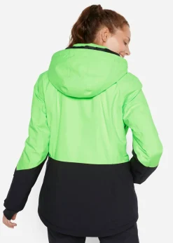 bonprix bonprix Chaqueta funcional Verde neón-negro Online