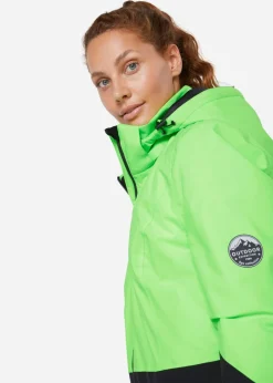 bonprix bonprix Chaqueta funcional Verde neón-negro Online