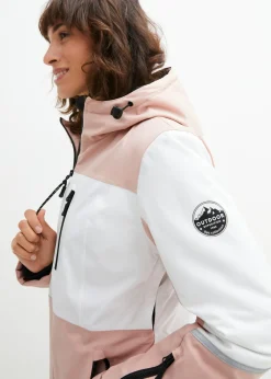 bonprix bonprix Chaqueta funcional de esquí de material impermeable Rosa vintage New