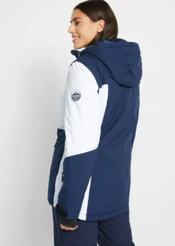 bonprix bonprix Chaqueta funcional de esquí de material impermeable Azul marino Online