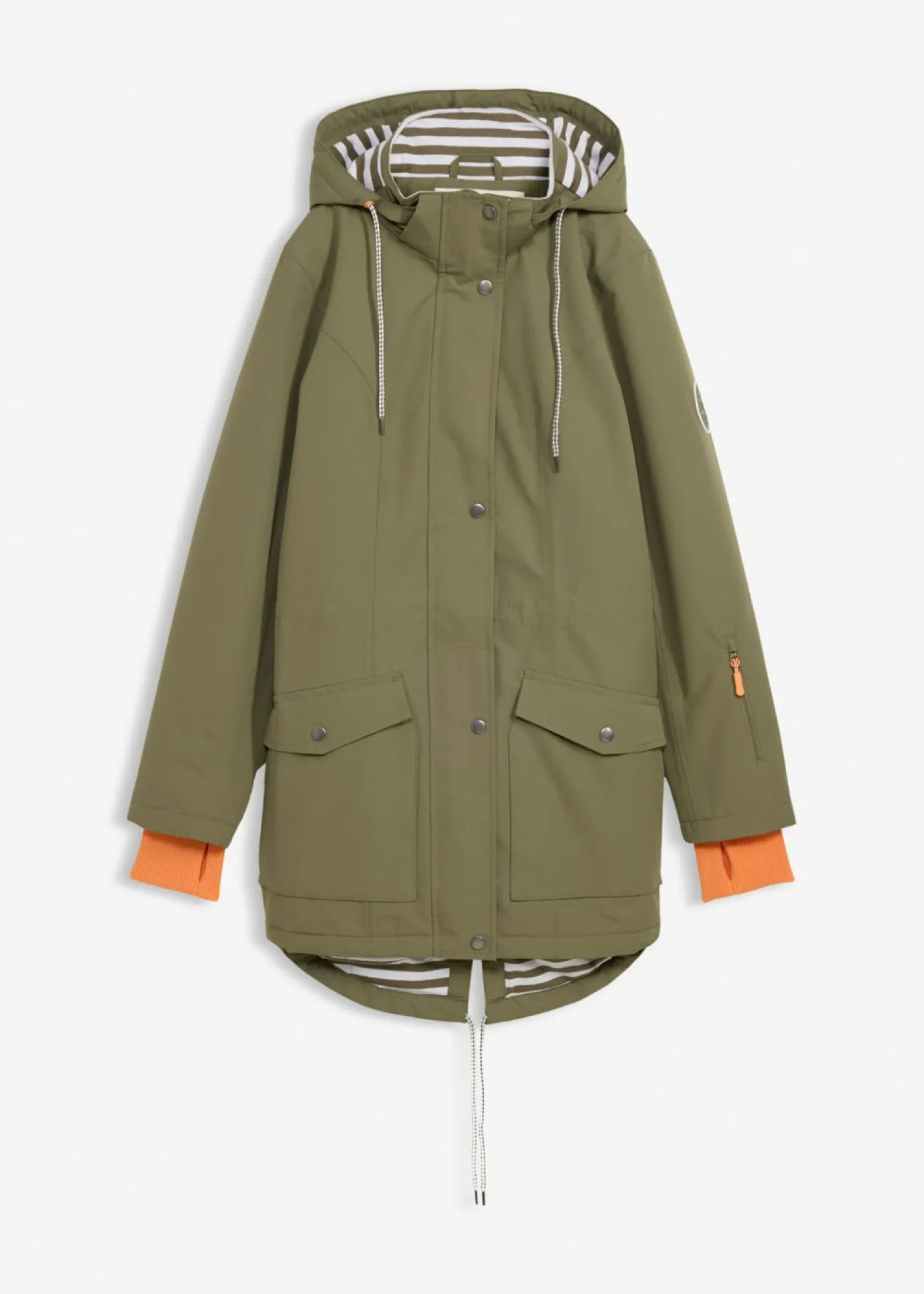 bonprix bonprix Chaqueta funcional impermeable de entretiempo Verde oliva Hot
