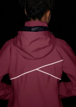 bonprix bonprix Chaqueta funcional impermeable con detalles reflectantes rojo avellana Outlet