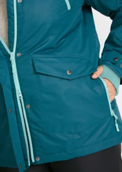 bonprix bonprix Chaqueta funcional impermeable Petróleo azul Online