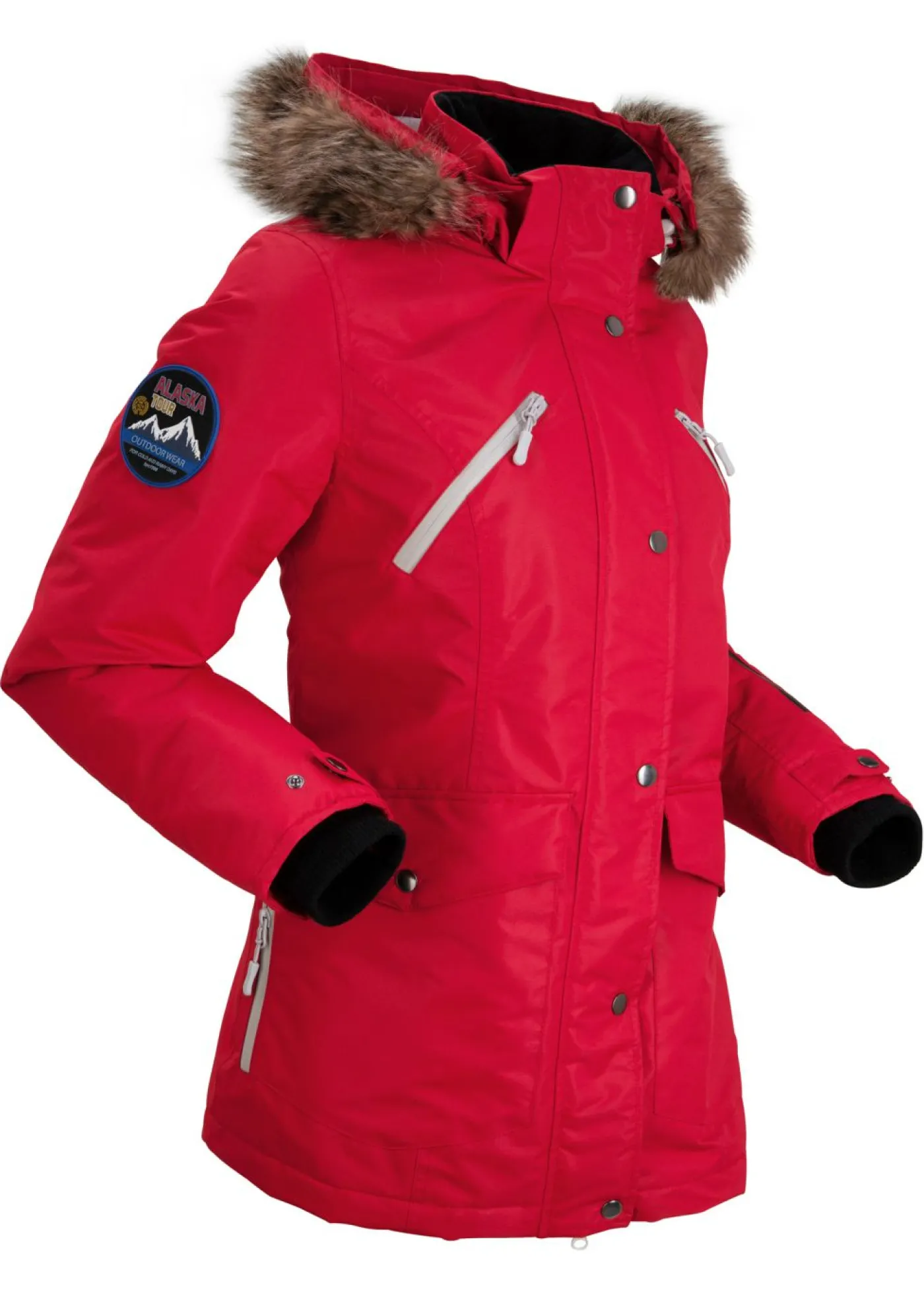 bonprix bonprix Chaqueta funcional impermeable Rojo oscuro Hot