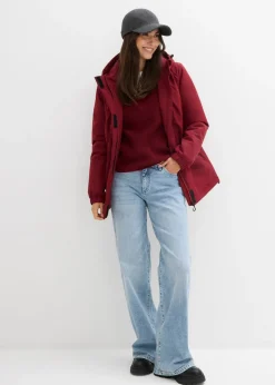 bonprix bonprix Chaqueta funcional impermeable Rojo rubí Best