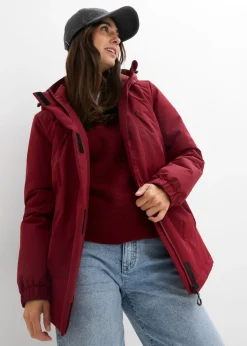 bonprix bonprix Chaqueta funcional impermeable Rojo rubí Best