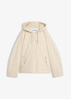 bonprix bonprix Chaqueta funcional ligeramente acolchada de material repelente al agua Arena claro Hot