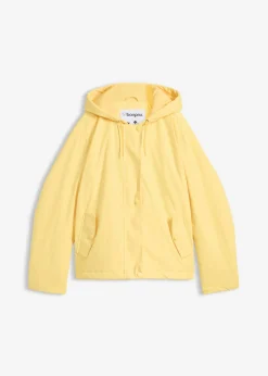 bonprix bonprix Chaqueta funcional ligeramente acolchada de material repelente al agua Amarillo