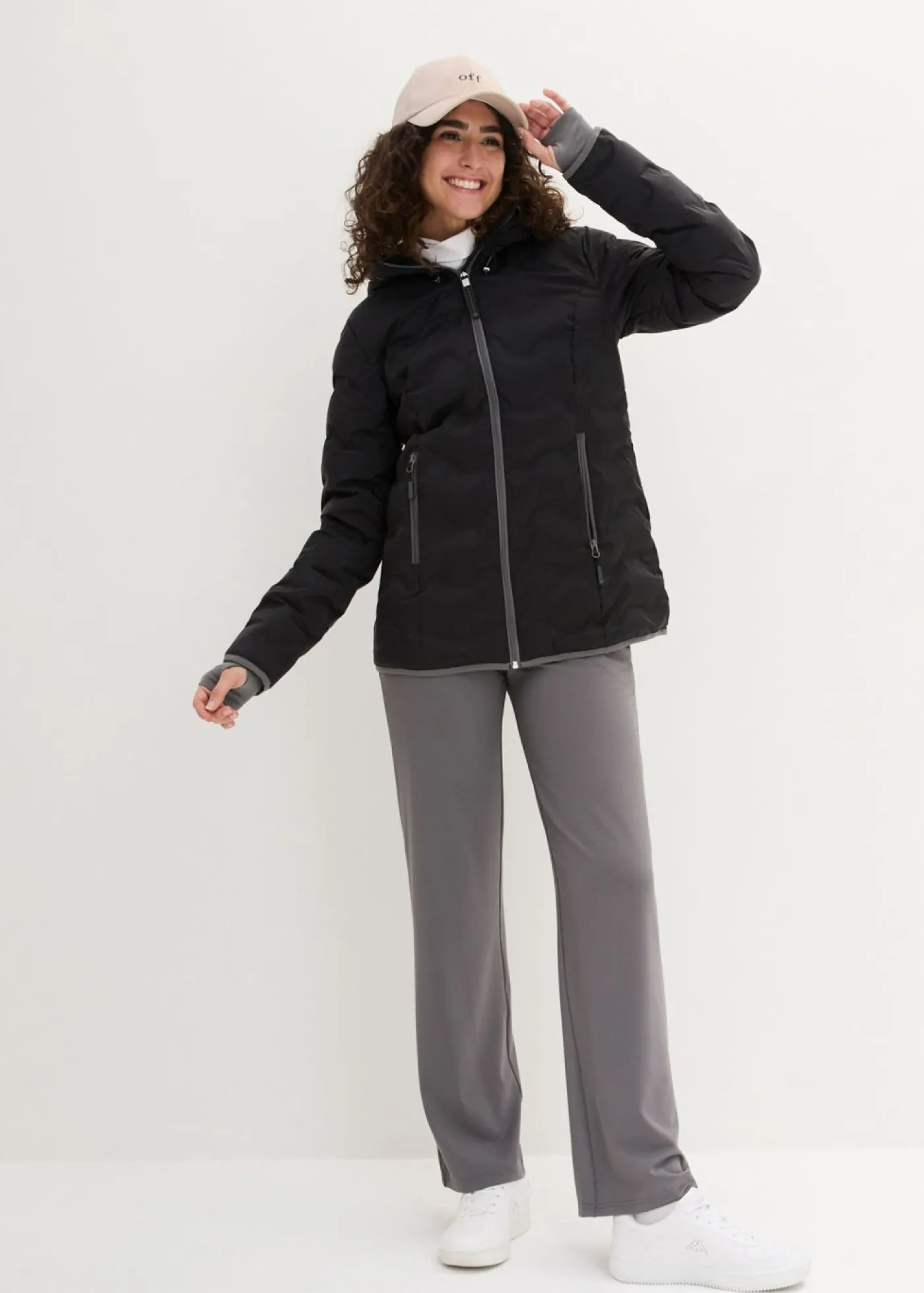 bonprix bonprix Chaqueta funcional ligera e impermeable Negro Discount