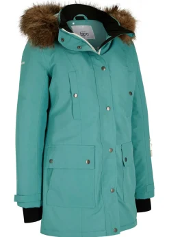 bonprix bonprix Chaqueta funcional outdoor con capucha Salvia ahumado Outlet