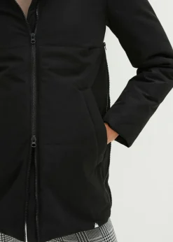 bonprix bonprix Chaqueta funcional premamá, 3 en 1, ligeramente guateada y con función de porteo Negro Discount
