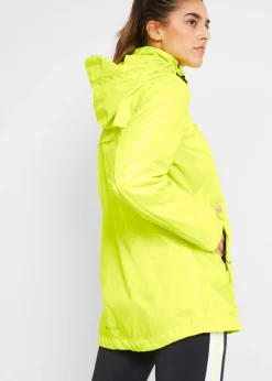 bonprix bonprix Chaqueta funcional reflectante e impermeable Amarillo neón Discount