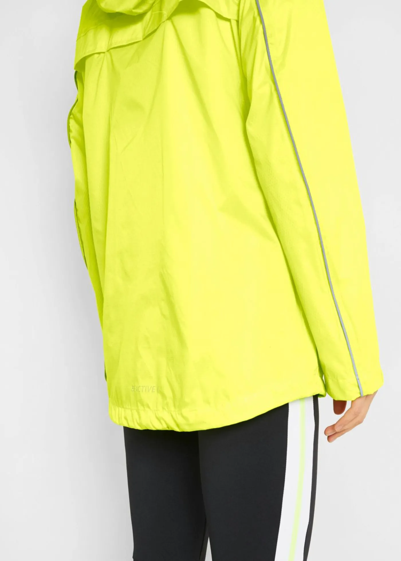 bonprix bonprix Chaqueta funcional reflectante e impermeable Amarillo neón Discount