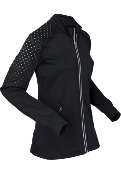bonprix bonprix Chaqueta funcional térmica con estampado reflectante Negro de lunares Outlet