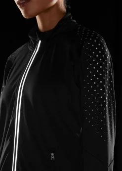 bonprix bonprix Chaqueta funcional térmica con estampado reflectante Negro de lunares Outlet
