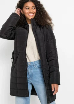 bonprix bonprix Chaqueta guateada Negro Sale