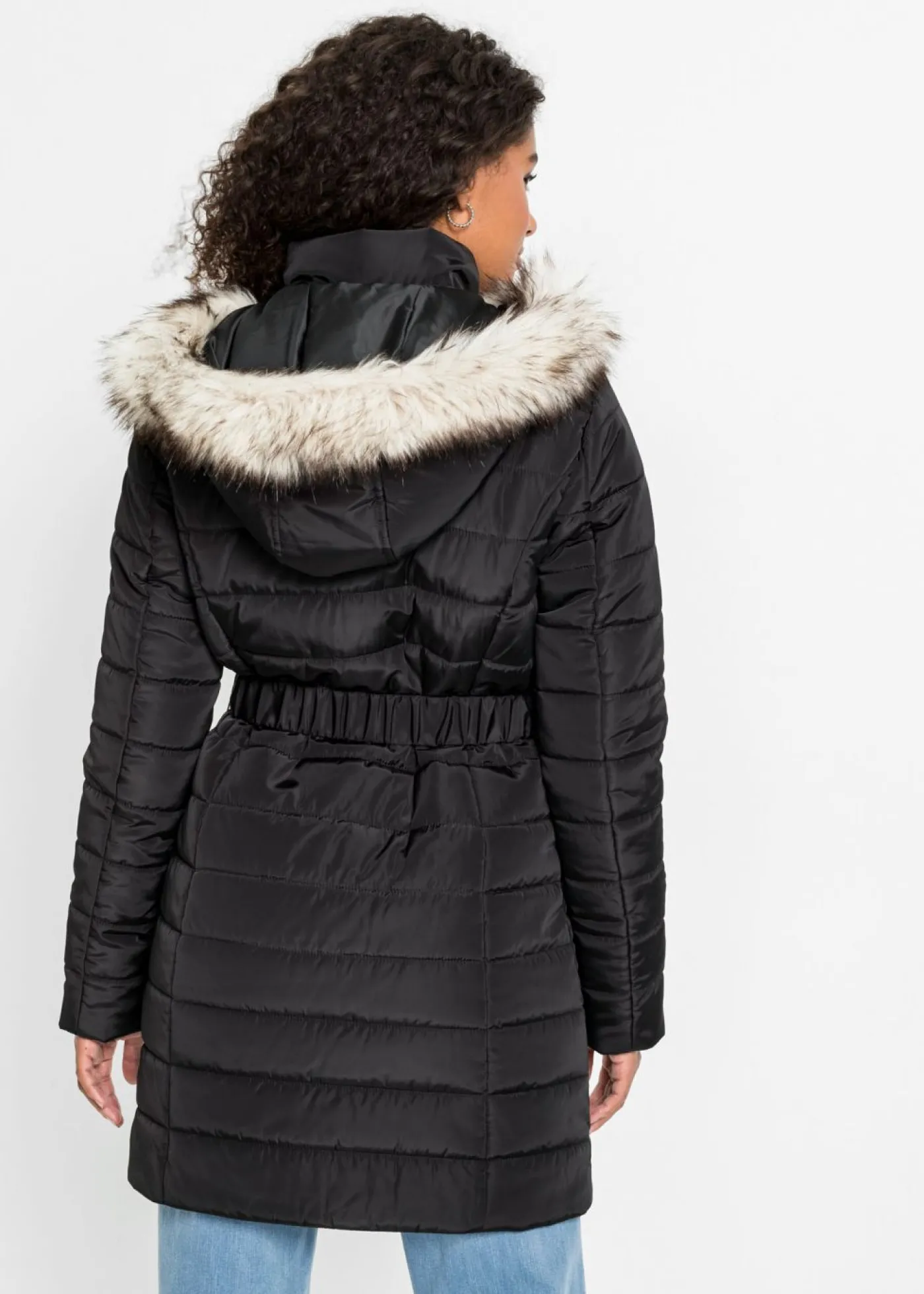 bonprix bonprix Chaqueta guateada Negro Sale