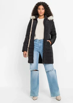bonprix bonprix Chaqueta guateada Negro Sale