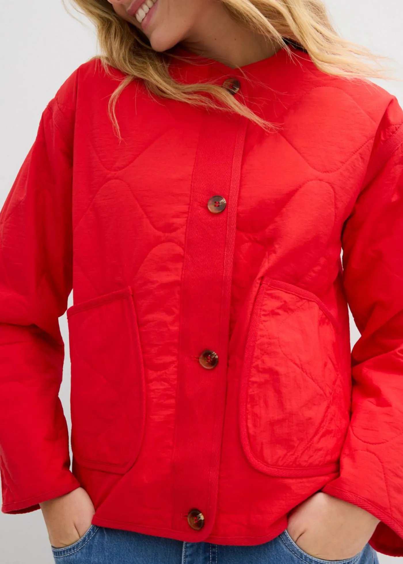 bonprix bonprix Chaqueta guateada fresa Clearance
