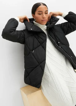 bonprix bonprix Chaqueta guateada Negro Clearance
