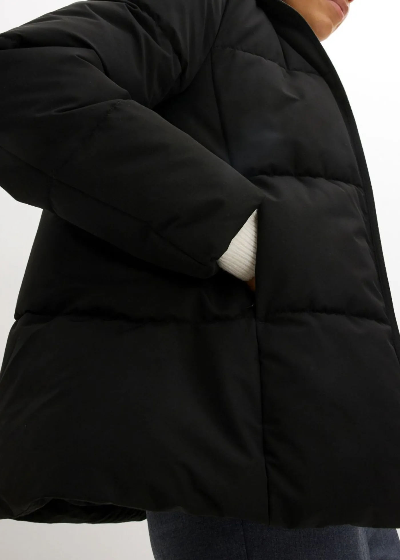 bonprix bonprix Chaqueta guateada Negro Clearance
