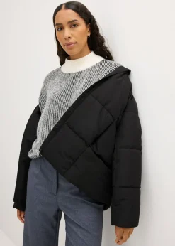 bonprix bonprix Chaqueta guateada Negro Clearance