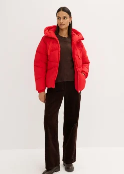bonprix bonprix Chaqueta guateada repelente al agua rojo lava Online