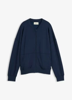bonprix bonprix Chaqueta holgada de chándal de neopreno Azul marino Clearance