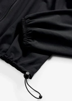 bonprix bonprix Chaqueta holgada de chándal de algodón resistente Gris-negro Best