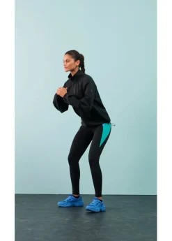 bonprix bonprix Chaqueta holgada de chándal de algodón resistente Gris-negro Best